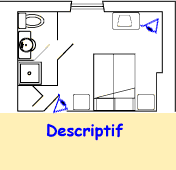 Plan de la chambre "Coucher de soleil"