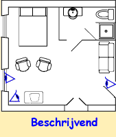 Plan de la chambre "Aube en Minervois"
