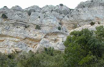 Fault near Bize-Minervois