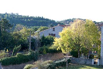 vue d'Aigne depuis la fenêre