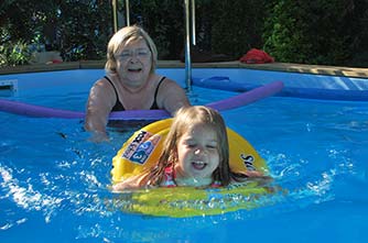 La piscine - joie des petits…et…des grands